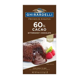 Bittersweet Chocolate 60% Cacao Baking Bar (Case of 12)
