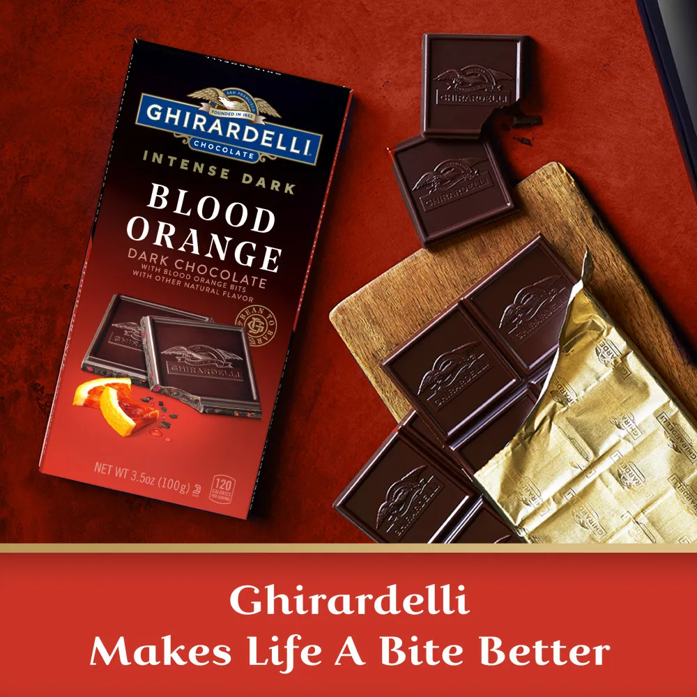 Intense Dark Blood Orange Dark Chocolate Bar (Case of 12) 6 Intense Dark Blood Orange Dark Chocolate Bar (Case of 12)